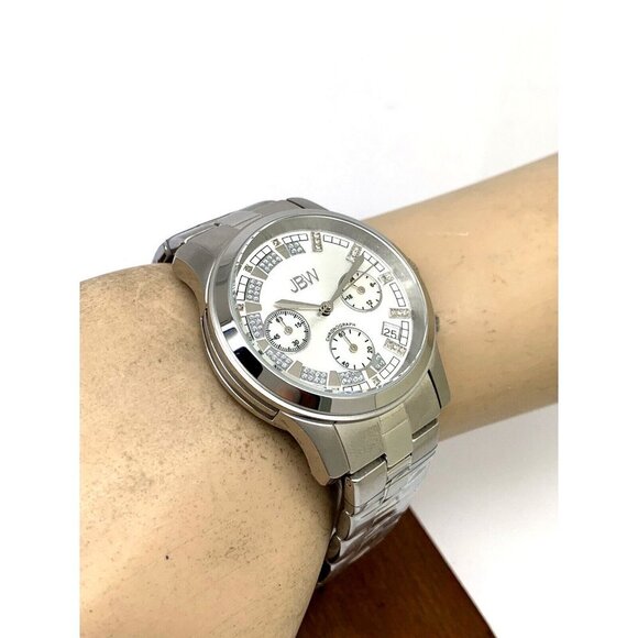JBW Women's Watch JB-6217-K Muse Diamond Quartz Chronograph Silver Dial … - Picture 5 of 13